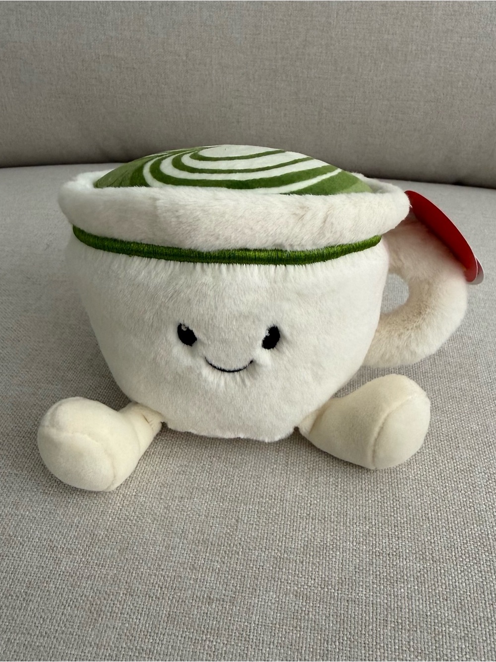 Matcha Latte Cup Plush Toy Gigglescape Soft Stuffed Animal - Picture 3 of 5